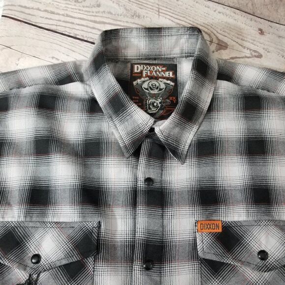 NWT Dixxon Flannel Co The Big Twin Limited Edition Mens 2XT Plaid LS Snap Shirt - Picture 6 of 12